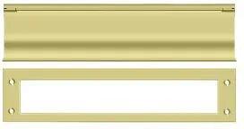 Deltana Heavy Duty Mail Slot Polished Brass