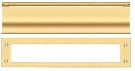 Deltana Heavy Duty Mail Slot PVD Polished Brass