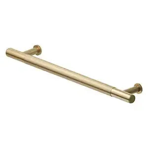 Deltana Knurled Cabinet Pull in Brushed Brass finish