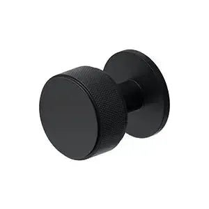 Deltana Knurled Knob in Paint Black finish