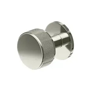 Deltana Knurled Knob in Polished Nickel finish