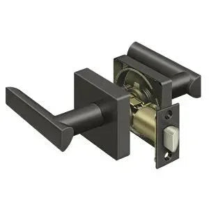 Deltana Livingston Passage Lever in Oil Rubbed Bronze finish