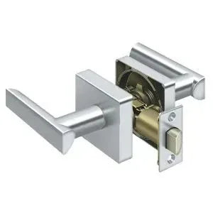 Deltana Livingston Passage Lever in Polished Chrome finish