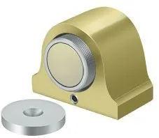 Deltana Magnetic Dome Stop Polished Brass
