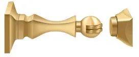 Deltana Magnetic Door Stop & Holder, 3 1/2" PVD Polished Brass