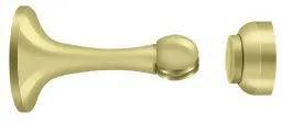 Deltana Magnetic Door Stop & Holder, 3" Polished Brass