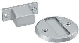Deltana Magnetic Flush Stop & Door Holder Brushed Chrome