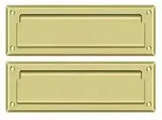 DeltanaDeltana Mail Slot with Interior Flap in 