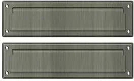 Deltana Mail Slot with Interior Flap Antique Nickel