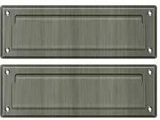 Deltana Mail Slot with Interior Flap Antique Nickel