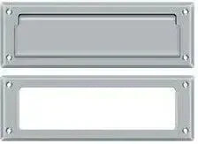 DeltanaDeltana Mail Slot with Interior Frame in 