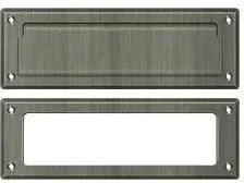 Deltana Mail Slot with Interior Frame Antique Nickel