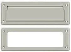 Deltana Mail Slot with Interior Frame Brushed Nickel