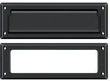 Deltana Mail Slot with Interior Frame Paint Black