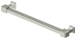Deltana Manhattan Decorative Cabinet Pull, 7" C-to-C in Lifetime Polished Nickel finish