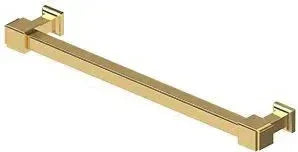 Deltana Manhattan Decorative Cabinet Pull, 7" C-to-C in PVD Polished Brass finish