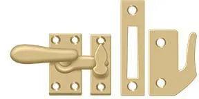 Deltana Medium Window Lock / Casement Fastener Brushed Brass