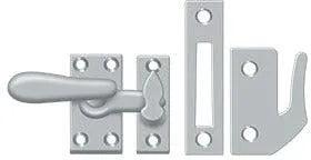 Deltana Medium Window Lock / Casement Fastener Brushed Chrome