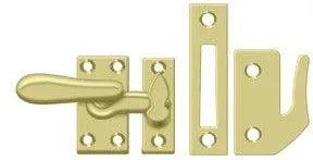 Deltana Medium Window Lock / Casement Fastener Polished Brass