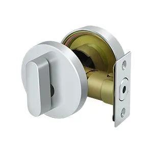 Deltana Modern Low Profile Single Cylinder Deadbolt in Polished Chrome finish