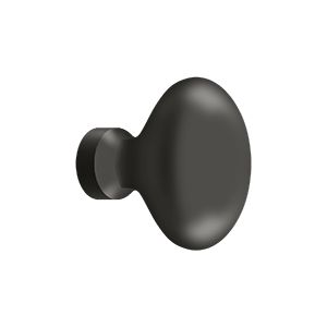 Deltana 1 1/4" Oval Knob in Oil Rubbed Bronze finish