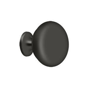 Deltana 1 1/4" Solid Round Knob in Oil Rubbed Bronze finish