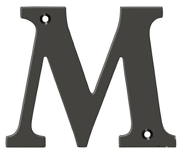 Deltana 4" Residential Letter M in Oil Rubbed Bronze finish