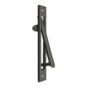 Deltana 6" Sliding Pocket Door Edge Pull in Oil Rubbed Bronze finish