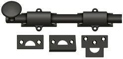 Deltana 8" Heavy Duty Surface Bolt in Oil Rubbed Bronze finish