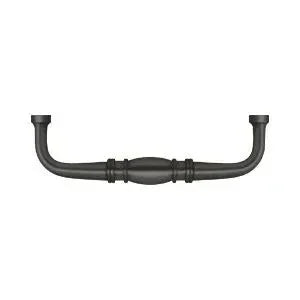 Deltana Colonial Wire Pull, 4" CTC in Oil Rubbed Bronze finish