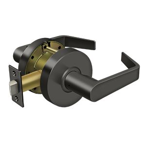 Deltana Commercial Passage Standard Grade 2 Clarendon Lever in Oil Rubbed Bronze finish