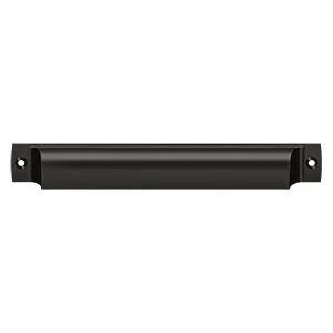 Deltana Rectangular Shell Pull, 7" in Oil Rubbed Bronze finish