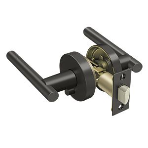 Deltana Mandeville Right Hand Privacy Lever in Oil Rubbed Bronze finish