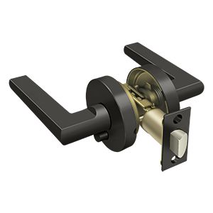 Deltana Portmore Right Hand Privacy Lever in Oil Rubbed Bronze finish