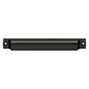 Deltana Rectangular Shell Pull, 7" in Oil Rubbed Bronze finish