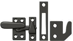 Deltana Small Window Lock / Casement Fastener in Oil Rubbed Bronze finish