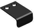 Deltana Drawer, Cabinet, & Mirror Pull- 1" x 1 1/2" in Flat Black finish