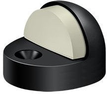 Deltana High Profile Dome Stop in Flat Black finish