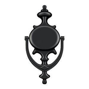 Deltana Imperial Door Knocker in Flat Black finish