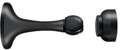 Deltana Magnetic Door Holder, 3" in Flat Black finish