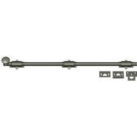 Deltana 24" Heavy Duty Surface Bolt in Pewter finish