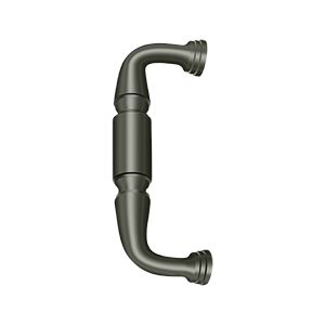 Deltana Door Pull, 6" C-to-C in Pewter finish