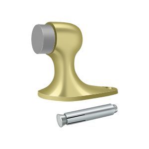 Deltana 2 1/8" Floor Door Bumper in Polished Brass finish