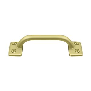 Deltana 4" Overall Pull in Polished Brass finish