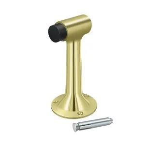 Deltana 6" Heavy Duty Floor Mount Bumper in Polished Brass finish
