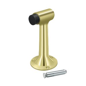 Deltana 6" Heavy Duty Floor Mount Bumper in Polished Brass finish