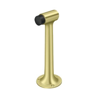 Deltana 8" Heavy Duty Floor Mount Bumper in Polished Brass finish