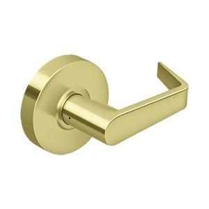 Deltana Commercial Dummy Standard Grade 2 Clarendon Lever in Polished Brass finish