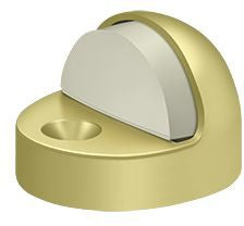 Deltana High Profile Dome Stop in Polished Brass finish