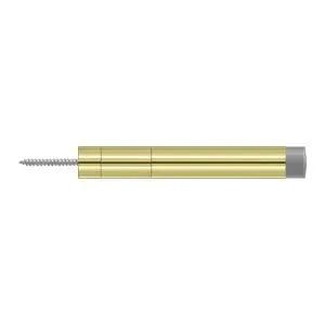 Deltana Solid Brass Extension Baseboard Door Bumper in Polished Brass finish